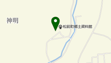 松前町立図書館の地図画像