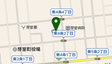 芽室町図書館の地図画像