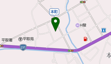 平取町立図書館の地図画像
