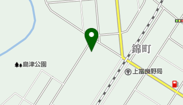 上富良野町図書館の地図画像