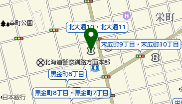 釧路市中央図書館の地図画像