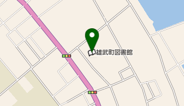 雄武町図書館の地図画像