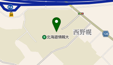 北海道情報大学図書館の地図画像