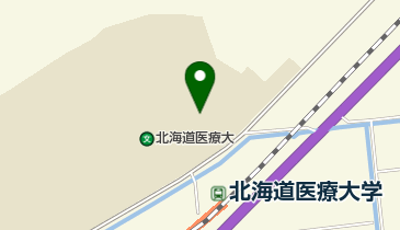 北海道医療大学総合図書館の地図画像