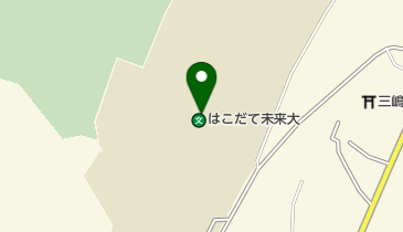 公立はこだて未来大学情報ライブラリーの地図画像