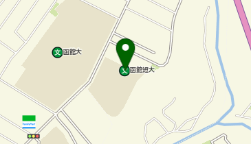 函館短期大学附属図書館の地図画像