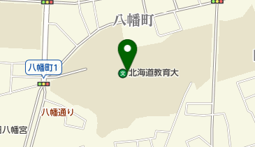 北海道教育大学附属図書館函館館の地図画像