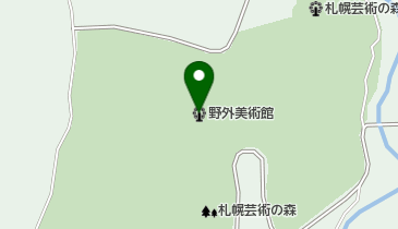 野外美術館の地図画像
