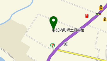 知内町郷土資料館の地図画像