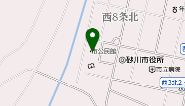 砂川市郷土資料室の地図画像