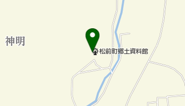 松前町郷土資料館の地図画像