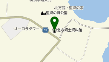 北方領土資料館の地図画像