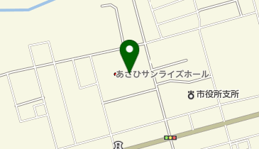 あさひサンライズホールの地図画像