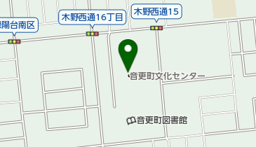 音更町文化センターの地図画像