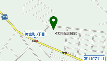 登別市民会館の地図画像