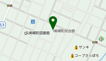 美幌町民会館の地図画像