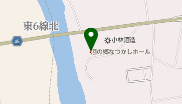 酒の郷なつかしホールの地図画像