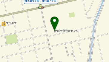 士別市勤労者センターの地図画像