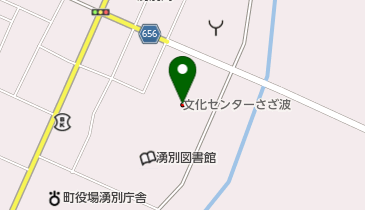 文化センターさざ波の地図画像