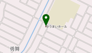 ゆうまいホールの地図画像