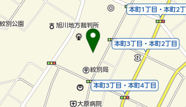 紋別市文化会館の地図画像