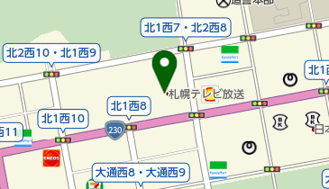 STVホールの地図画像