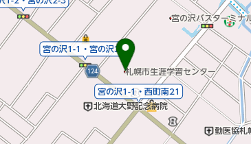 札幌市生涯学習センターの地図画像