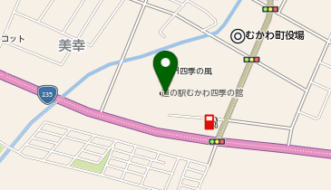 むかわ町四季の館の地図画像