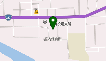 振内青少年館の地図画像
