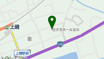 石ざきホール北斗の地図画像