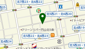 ベルコ北円山ホールの地図画像