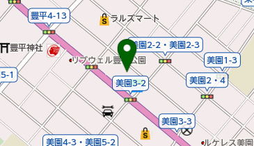 シティホール美園斎場の地図画像