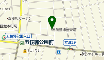 五稜郭博善斎場の地図画像