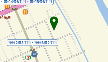 (株)あいプランやわらぎ斎場神居の地図画像