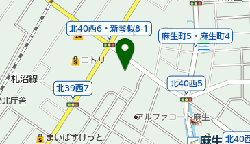 麻生斎場の地図画像