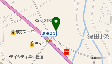 やわらぎ斎場清田の地図画像