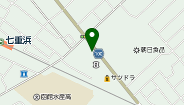 (株)石崎公益社石ざきホール七重浜の地図画像