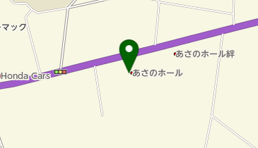 あさのホールの地図画像