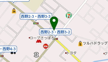 ベルコシティホール札幌西の地図画像