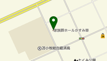 家族葬ホールかすみ草の地図画像