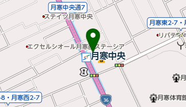 やわらぎ斎場月寒の地図画像