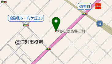 (株)あいプランやわらぎ斎場江別の地図画像