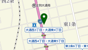 やわらぎ斎場士別の地図画像
