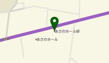 あさのホール絆の地図画像