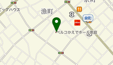 ベルコかえでホール恵庭の地図画像
