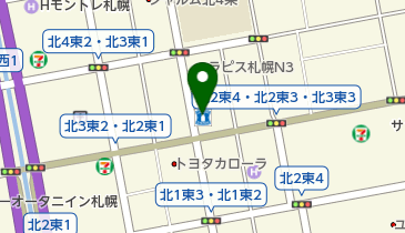 (株)北海道日刊スポーツ新聞社の地図画像