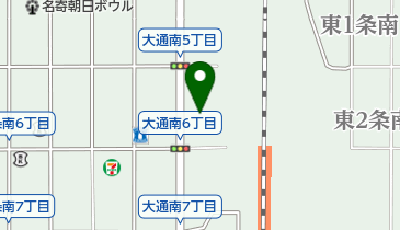(株)北海道新聞社名寄支局の地図画像