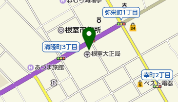 (株)北海道新聞社根室支局の地図画像