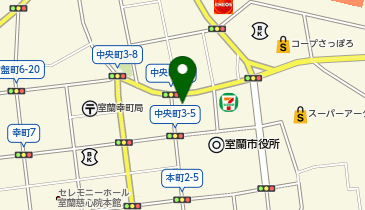 (株)北海道新聞社室蘭支社の地図画像