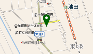 十勝毎日新聞社池田支局の地図画像